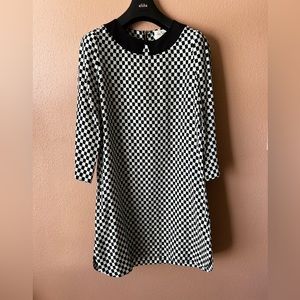 NWOT $398 Kate Spade New York KASSIA DRESS Geo dot print lightweight Silk Size S